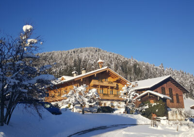 Winterbild Appartements Jandlbauer Wagrain